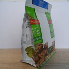 Resealable Quad Seal Food Bag Packaging With Zipper